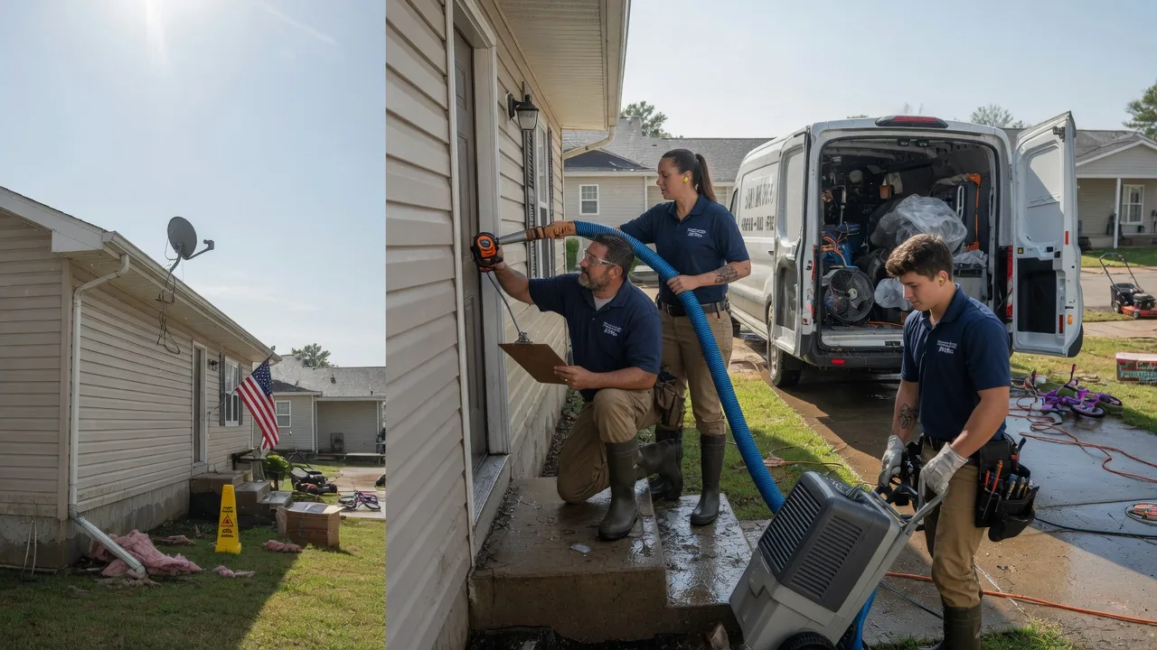 Ceiling Water Damage Restoration in Dell, MT near me